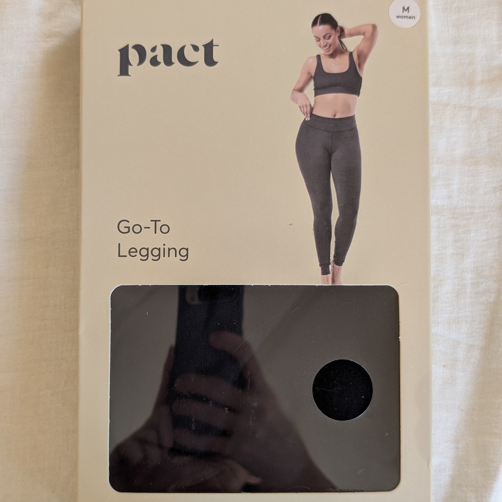 Pact Black leggings